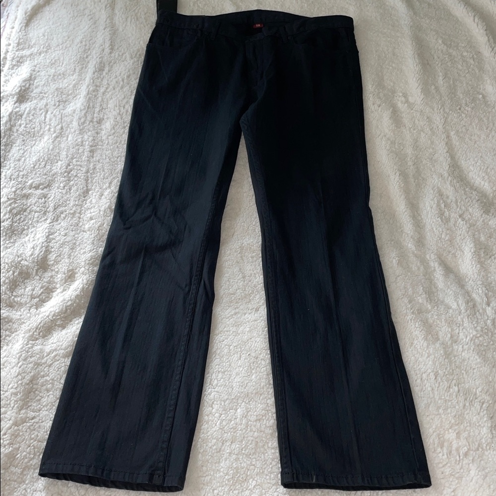 NWT Perry Ellis Slim Fit Black Men's Jeans.  36x32. - Picture 7 of 13